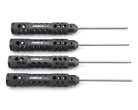 PTK-8417 - ProTek RC "TruTorque SL" Metric Ball End Hex Driver Set (4) (1.5mm, 2.0mm, 2.5mm, 3.0mm)