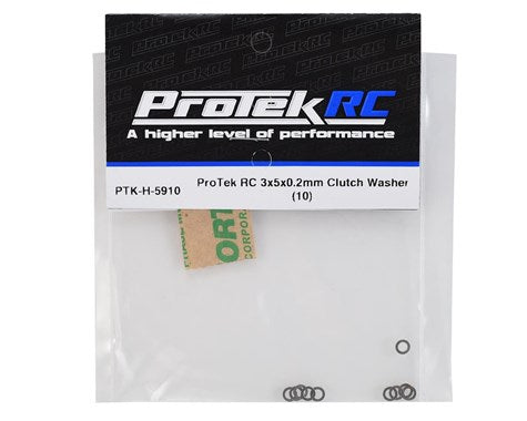 PTK-H-5910 ProTek RC 3x5x0.2mm Clutch Washer (10)