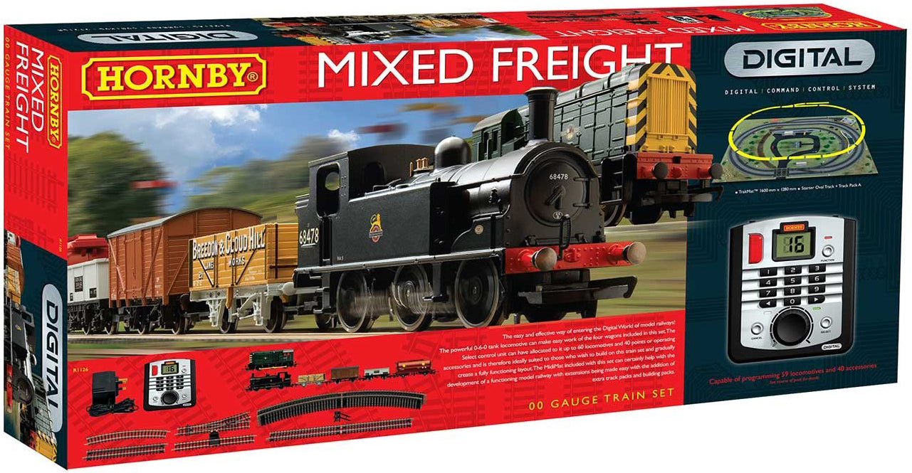 R1126 Hornby Mixed Freight Digital Train Set Modeltune