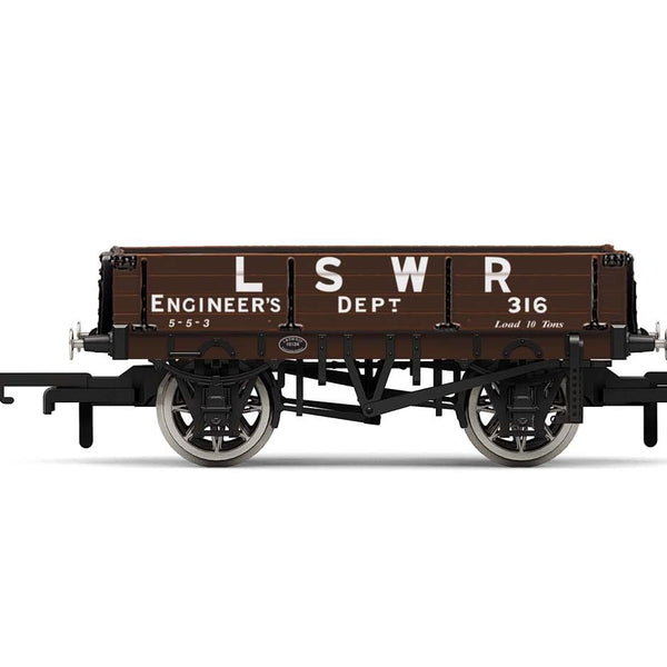R6944 - LSWR, 3 Plank Wagon, LSWR Engineers 316 - Era 2