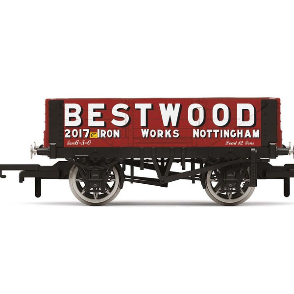 R6946 - Bestwood, 4 Plank Wagon, No. 2017 - Era 2/3