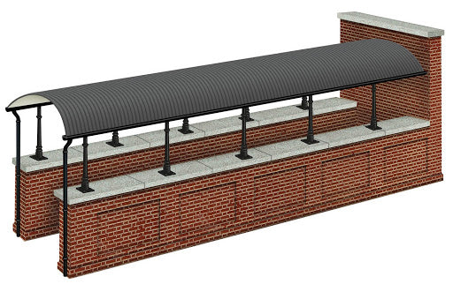R9823 Hornby PRE-DECORATED CAST RESIN BUILDING PLATFORM SUBWAY