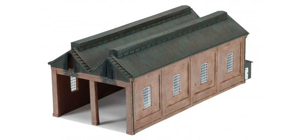 R9822 Hornby PRE-DECORATED CAST RESIN BUILDING STEAM SHED