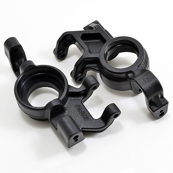 RPM80662 RPM TRAXXAS X-MAXX OVERSIZED FRONT AXLE CARRIERS BLACK