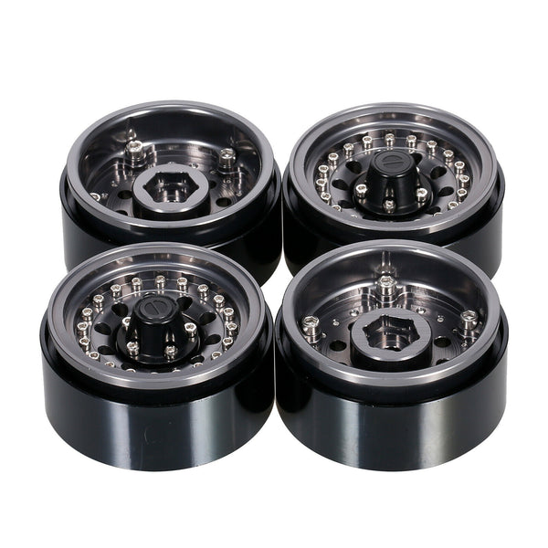 MPB 1.9 Military Style Beadlock Wheels Aluminum (4pcs)