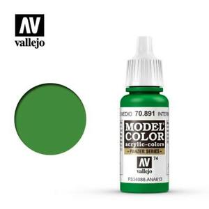 Vallejo Model Color Acrylic - Intermediate Green 70.891