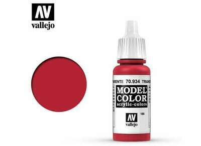 Vallejo Model Color Acrylic - Transparent Red 70.934