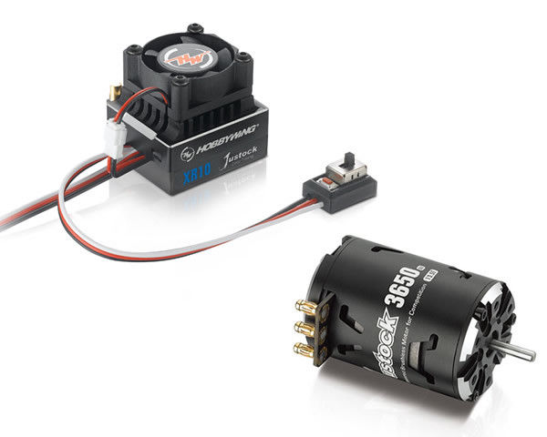 HW38020240 HOBBYWING COMBO XR10 JUSTOCK ESC & XERUN JUSTOCK G2.1 13.5T MOTOR