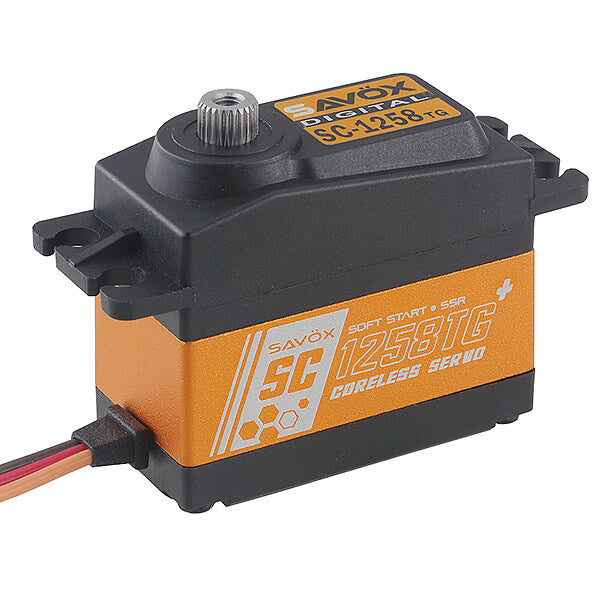 SAV-SC1258TG+ SAVOX HIGH TORQUE CORELESS DIGITAL SERVO 12KG@6.0V-UPDATE