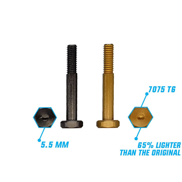 RC Project RCPJ-TLR8X-002 Shock Pins in Ergal 7075-T6 for TLR 8ight X