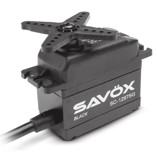 SAV-SC1268SGB - SAVOX HV BLACK EDITION STD DIGITAL SERVO 26KG@7.4V (LIPO)