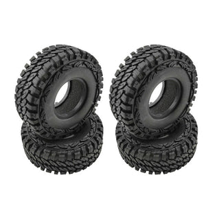 RC48303 RC PARTS ROCKY MOUNTAIN 1.9" CRAWLER TIRES W/FOAM Ø113MM (4PCS)