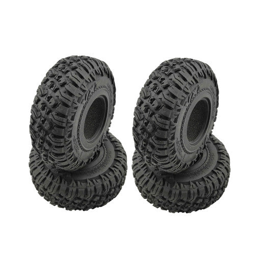 RC48305 RC PARTS ROUNDCUBE 1.9" CRAWLER TIRES W/FOAM Ø120MM (4PCS)