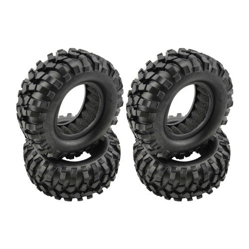 RC48301 RC PARTS PLUNK 1.9" CRAWLER TIRES W/FOAM Ø95MM (4PCS)