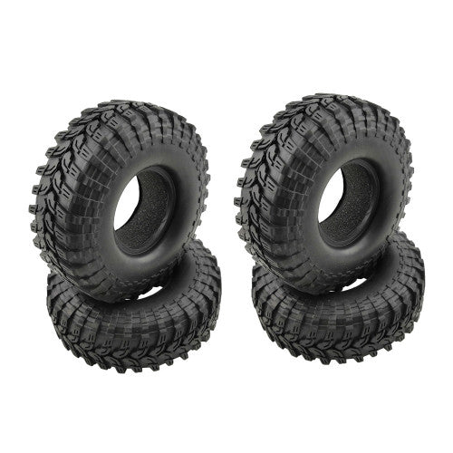 RC48304 RC PARTS BORDERLINE 1.9" CRAWLER TIRES W/FOAM Ø113MM (4PCS)