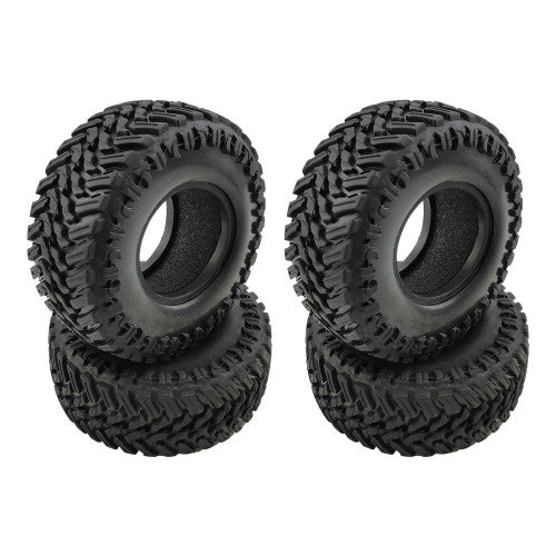 RC48302 RC PARTS RAMPAGE 1.9" CRAWLER TIRES W/FOAM Ø107MM (4PCS)