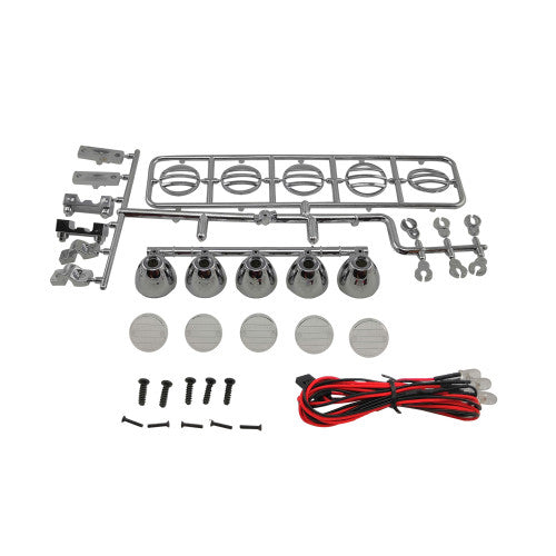 RC49305 5-LED ROOF SPOTLIGHT KIT SILVER