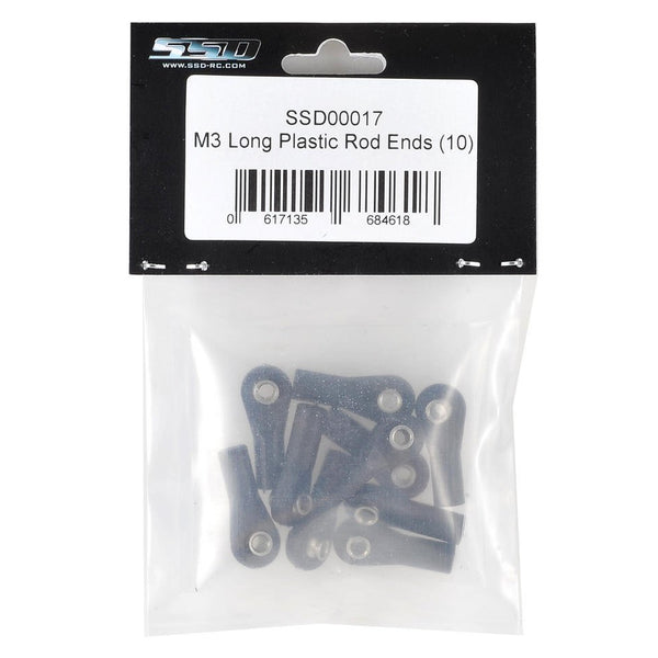 SSD RC M3 Long Plastic Rod End (10) SSD00017