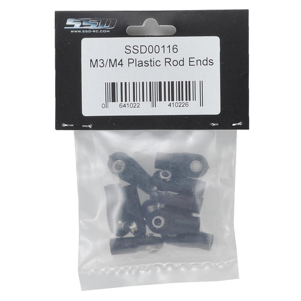 SSD RC M4/M3 Plastic Rod End (10) SSD00116
