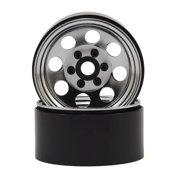 SSD00270 SSD RC 8 Hole 1.9” Steel Beadlock Wheels (Chrome)