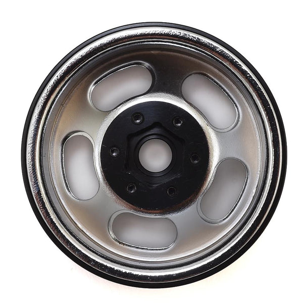 SSD00276 SSD RC Slot 1.9” Steel Beadlock Wheels (Chrome)