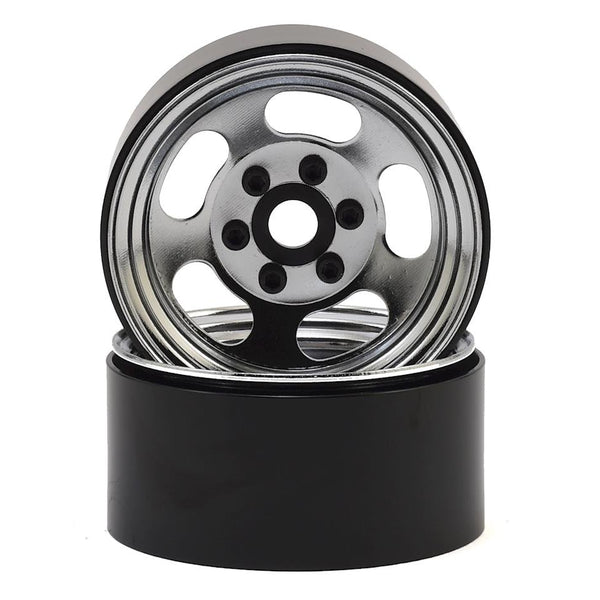SSD00276 SSD RC Slot 1.9” Steel Beadlock Wheels (Chrome)