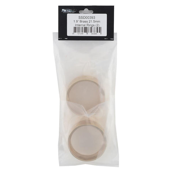 SSD00393 SSD RC Brass 1.9 Internal Lock Rings (2) (21.5mm)