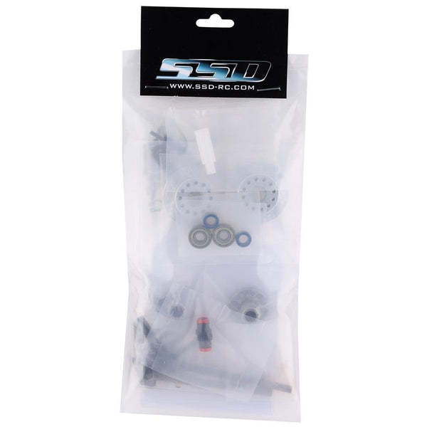 SSD00500 SSD RC SCX10 II/Enduro Manual Locking Hub Kit