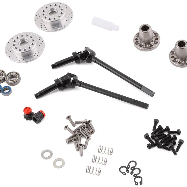 SSD00500 SSD RC SCX10 II/Enduro Manual Locking Hub Kit