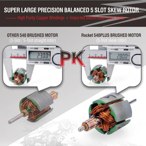 SP-054004-04 SURPASS SCALE CRAWLER 540-PLUS MOTOR 20T 5-SLOT
