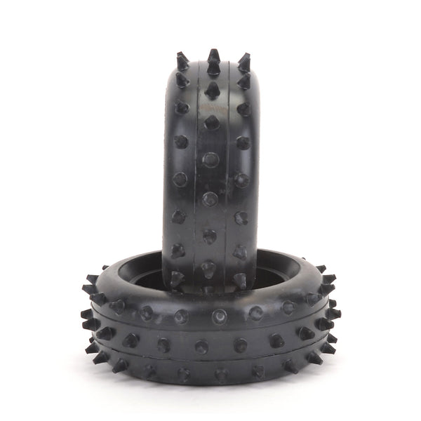 SCHUMACHER T652 FULL SPIKE - FRONT TYRES - YELLOW CAT (PR)