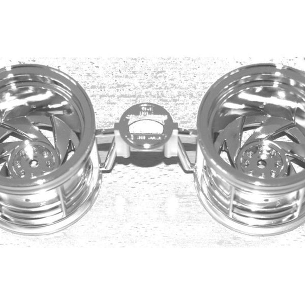 TAM0440196 CHROME WHEELS  L AND R 1PC EACH DOUBLE BLAZE