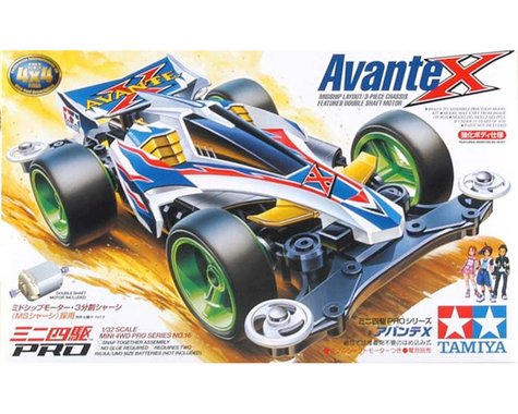 18616 - Tamiya 1/32 JR Avante X MS Chassis Mini 4WD Kit
