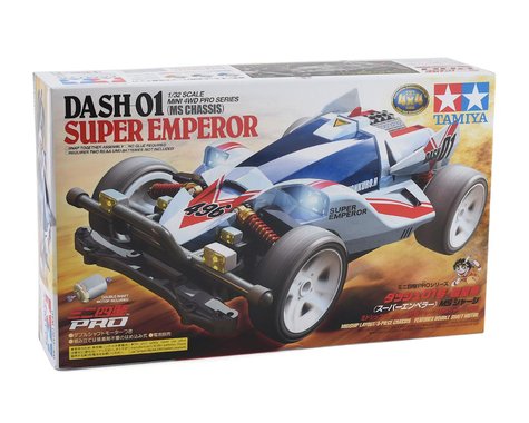 18632 - Tamiya 1/32 JR Dash-01 Super Emperor MS Chassis Mini 4WD Kit