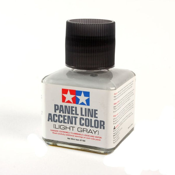 87189 Tamiya Panel Line Accent Color (Light Grey) (40ml)