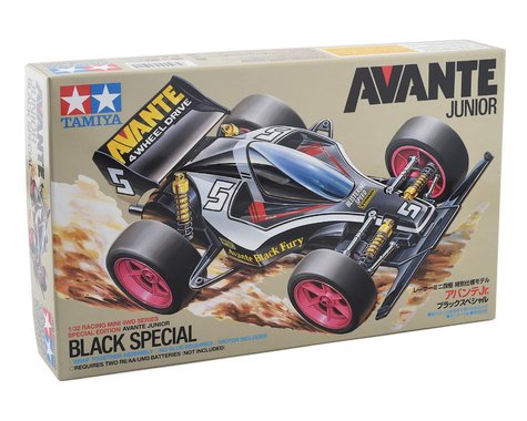 95501 - Tamiya 1/32 JR Avante Black Special Edition Type 2 Chassis Mini 4WD Kit