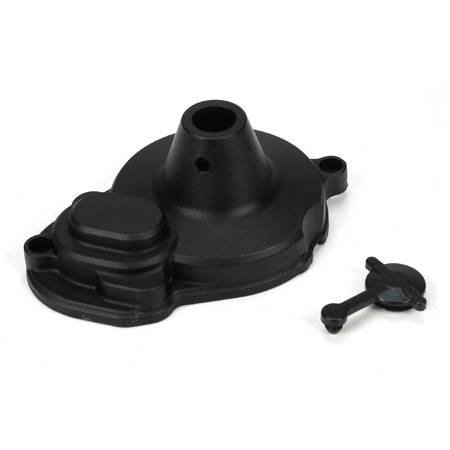 TLR 4163 GEAR COVER & PLUG : 22
