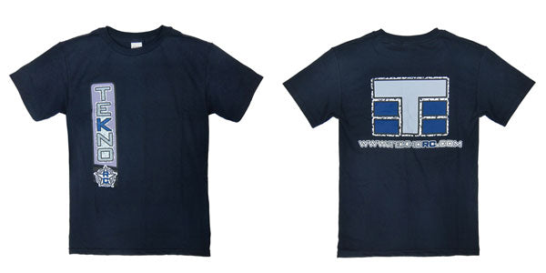 Tekno RC Navy Blue "Vertical" T-Shirt (LARGE)