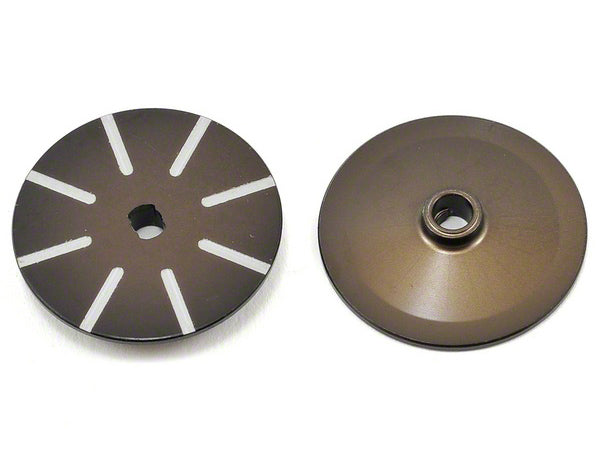 TLR232027 Team Losi Racing 22/XXX Grooved Slipper Plates (2)