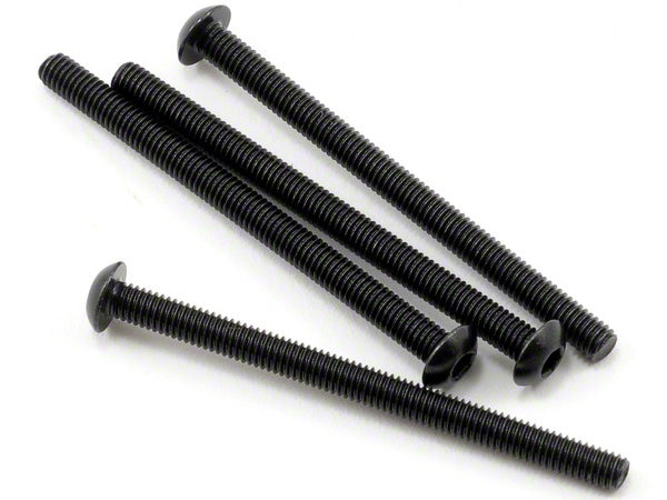 TLR5907 BUTTON HEAD SCREWS, M3 X 40MM (4)