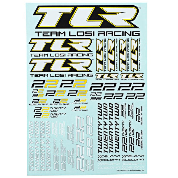 TLR 8308 - 22 STICKER SHEET