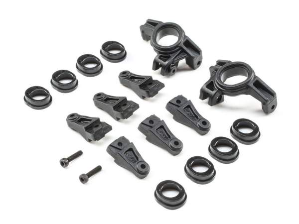 TLR234106 Team Losi Racing Front Spindle Set: 22 5.0