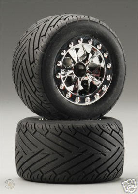 TMT2001 TRINITY MINI-T ONROAD FRONT TIRES MOUNTED