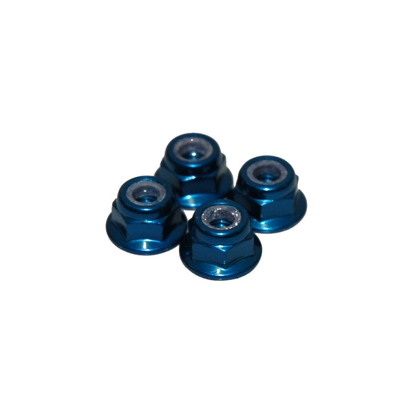M4 NYLOC WHEEL NUT - ALLOY (PK4)