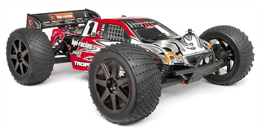 HPI 101779 CLEAR TROPHY TRUGGY BODYSHELL W/WINDOW MASKS AND DECALS