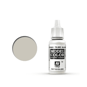 Vallejo Model Color Acrylic - Silver Grey 70.883