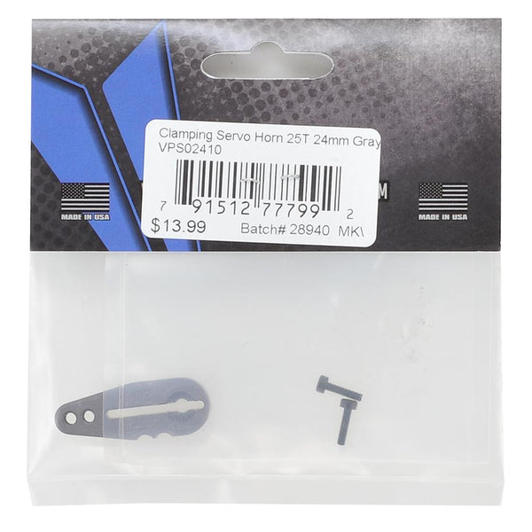 Vanquish Products VPS02410 Aluminum 24mm Clamping Servo Horn (25T)