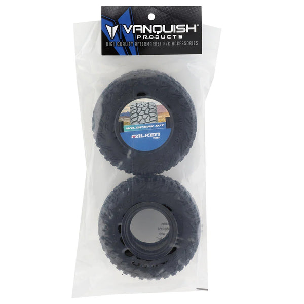 VPS10104 Vanquish Products Falken Wildpeak R/T 1.9" Class 1 Rock Crawler Tires (2) (Red)