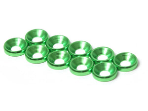 JQA0029 THE JQRacing M3 CS Washer 10pcs (Green)