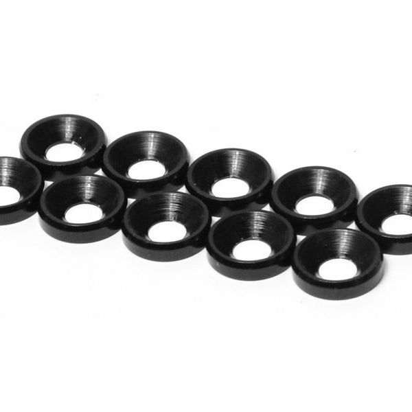 JQA0032 THE JQRacing M3 CS Washer 10pcs (Black)